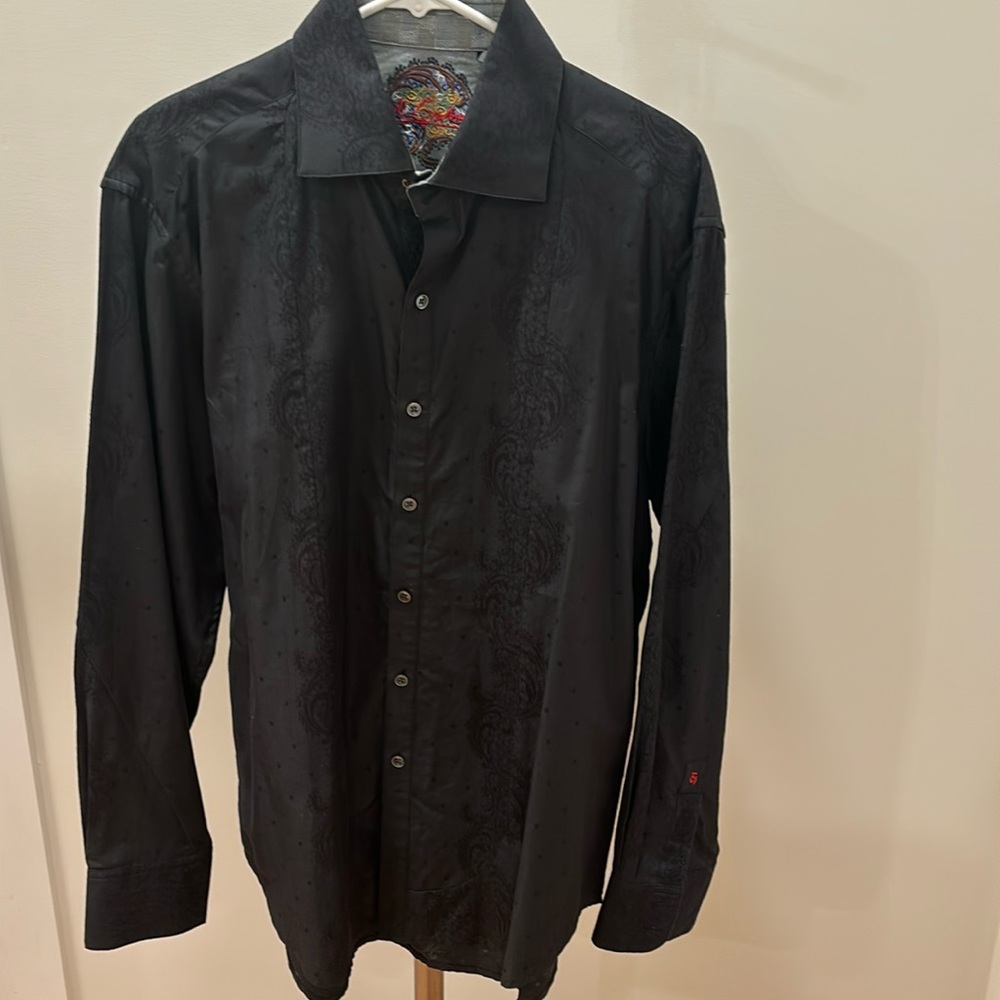 Black Robert Graham button down